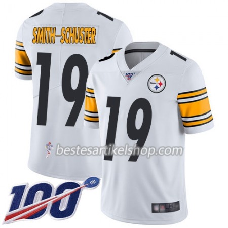 Herren Pittsburgh Steelers Trikot JuJu Smith-Schuster 19 Nike Weiß 100th
